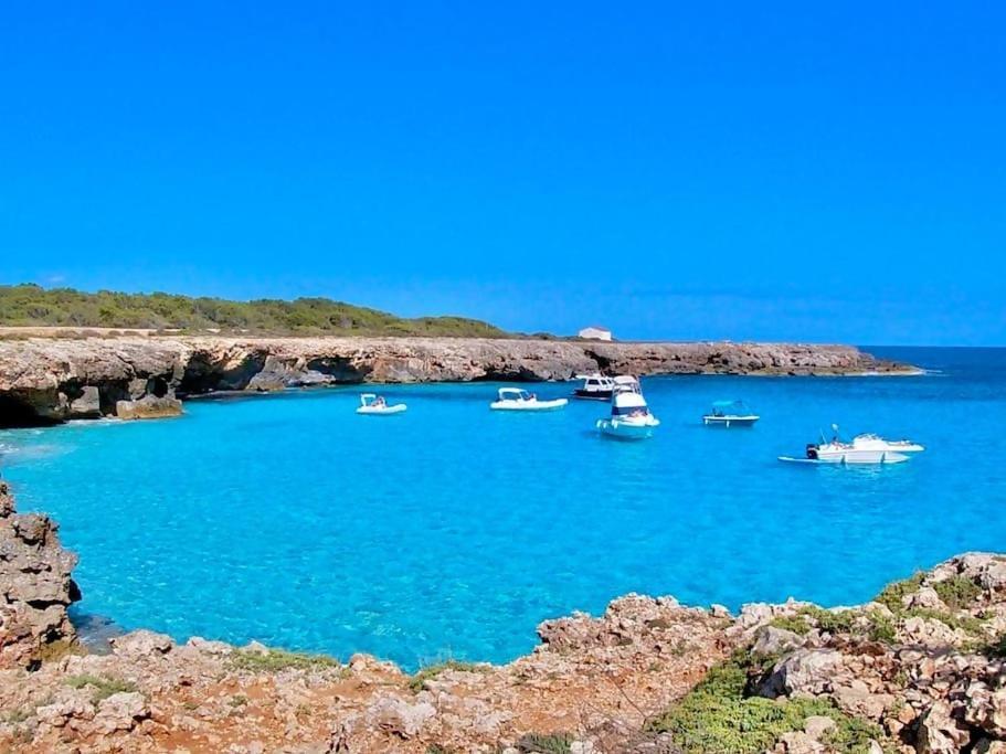 La Vall Apartamento En Planta Baja Con Piscina カラ・エン・ブラネス エクステリア 写真